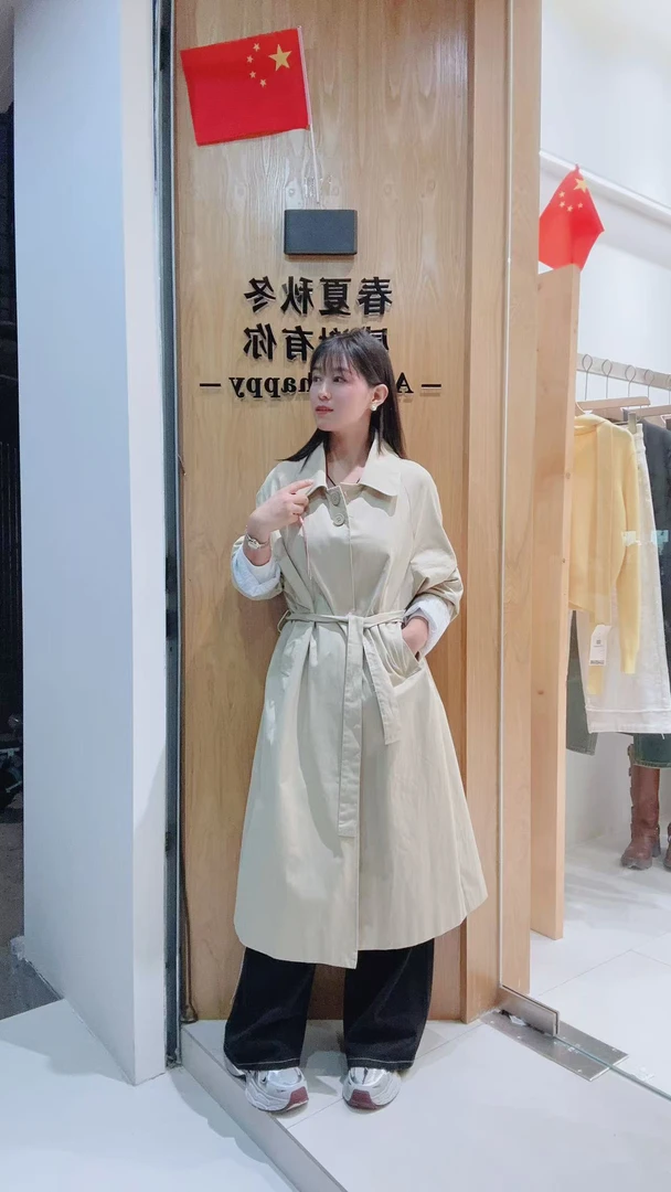 韩版2024早秋时髦高级感气质慵懒休闲风衣外套