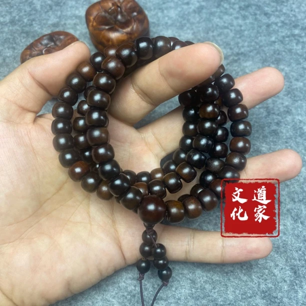 雷击枣木108颗吊坠手串手把件天然