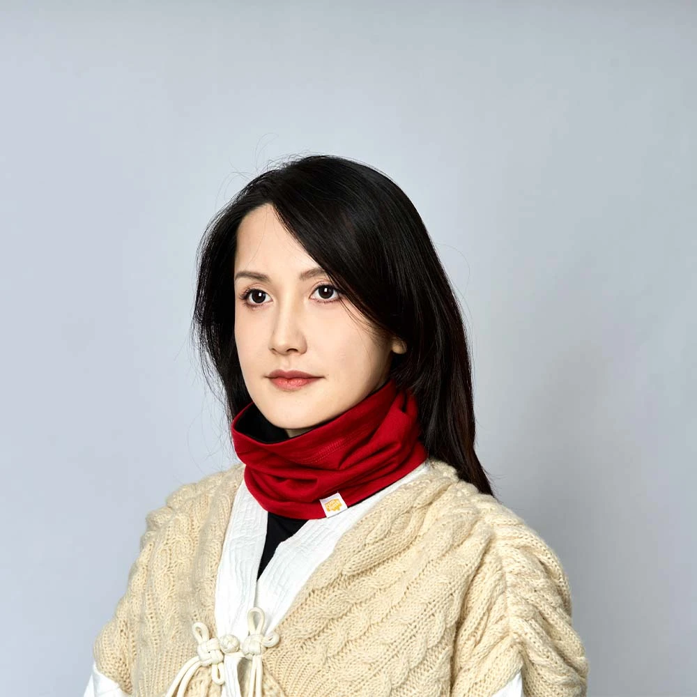 PLAN BUTTER美利奴羊毛纯色围脖男女通用