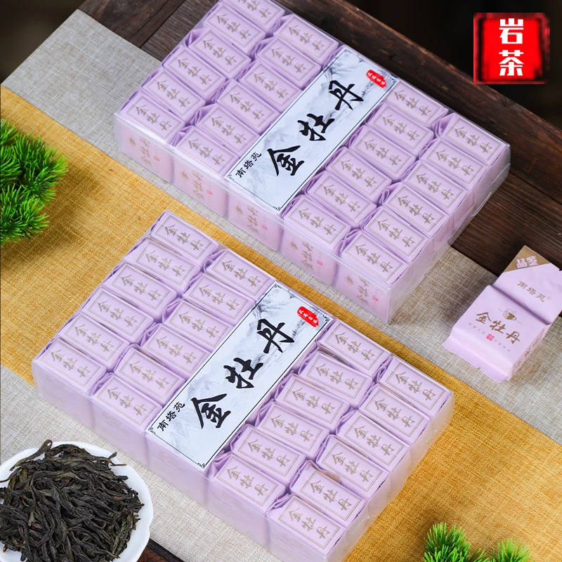 武夷岩茶 金牡丹 2025年新茶品种茶叶花香型乌龙茶大红袍茶叶盒装