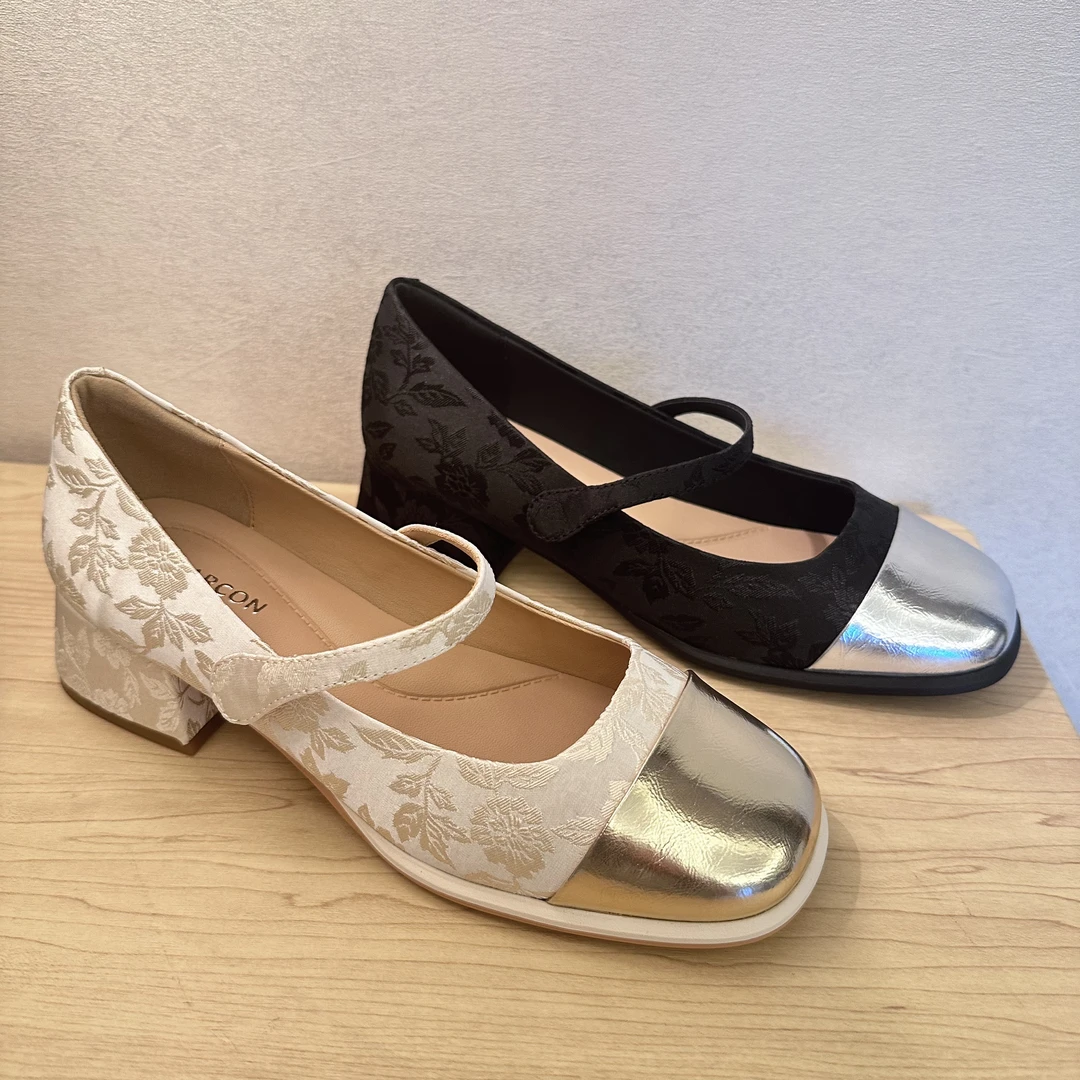 意尔康24春浅口小香风玛丽珍单鞋S451GA38362U