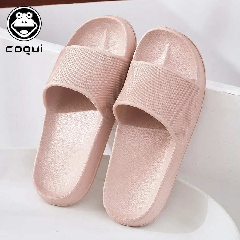 【软弹防臭】酷趣美拉德凉拖鞋女夏季家用厚底防滑软底浴室拖鞋男士