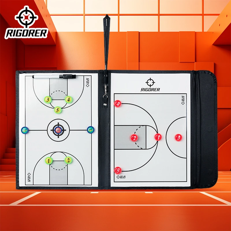 准者篮球战术板比赛教练员篮球指挥板可擦折叠战术演练板子战术本