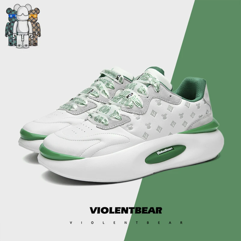 VIOLENTBEAR/暴力熊厚底百搭潮鞋男女情侣轻奢时尚跑步休闲鞋B