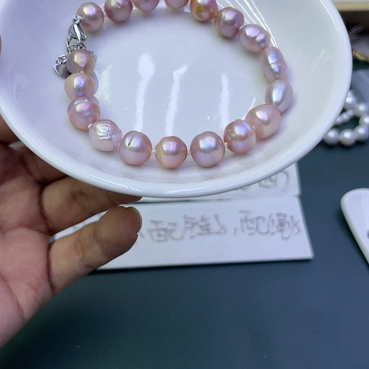 淡水珍珠手串合金