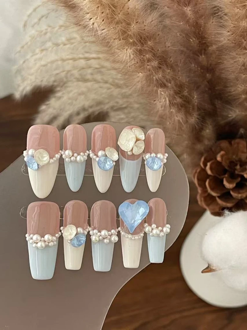 【海岛少女】施华洛华子高级可拆卸式穿戴甲