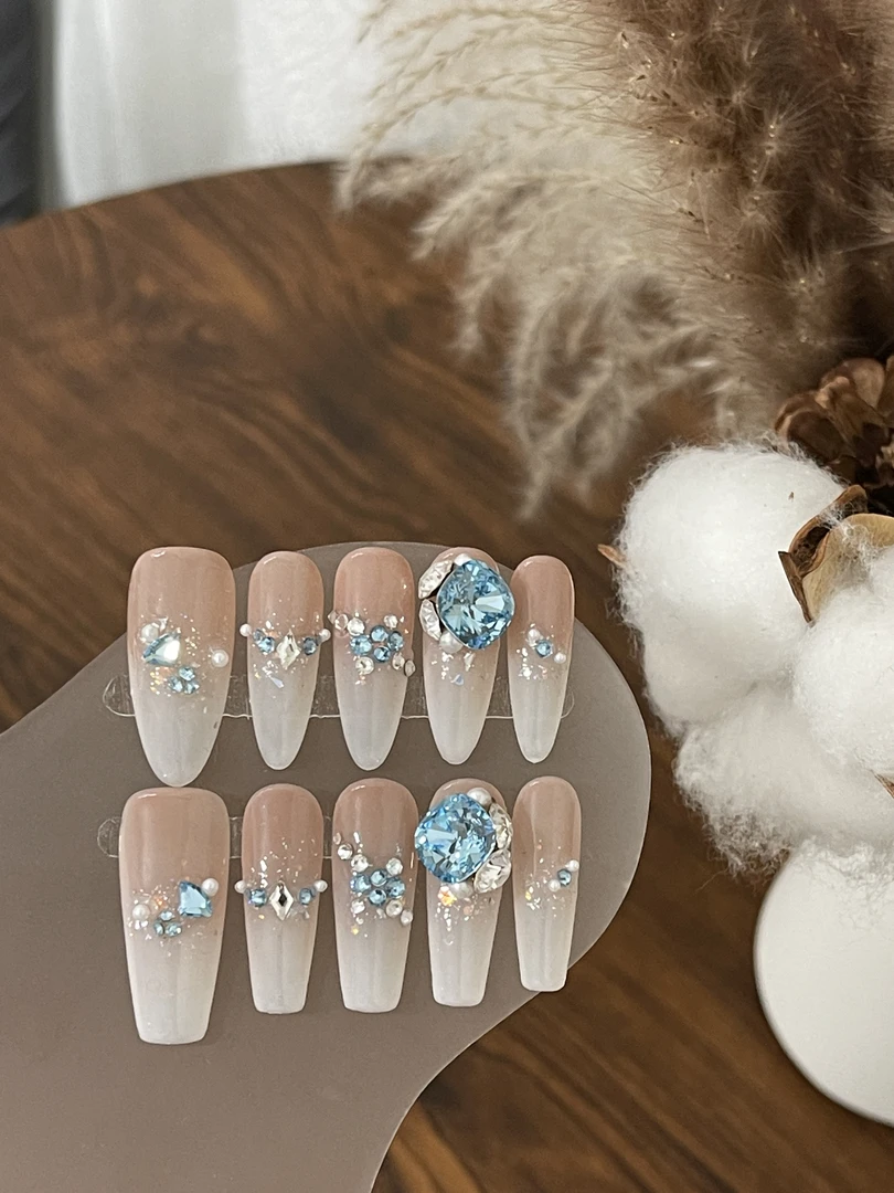 【细水长流】施华洛华子高级可拆卸式穿戴甲