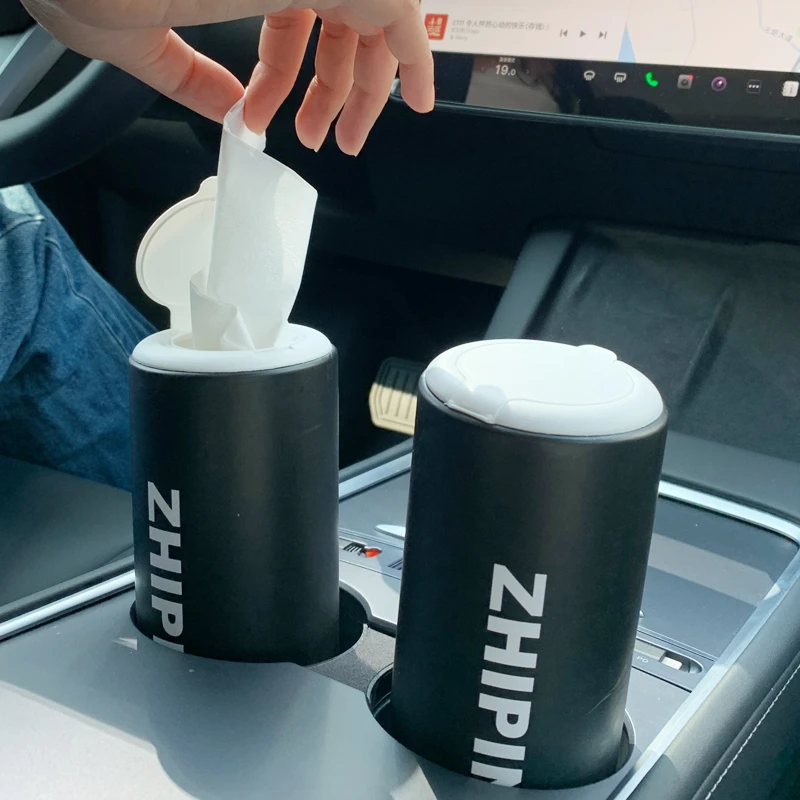 植品办公车载纸巾筒大号杯装抽取式多功能加厚家用面巾纸便携两用