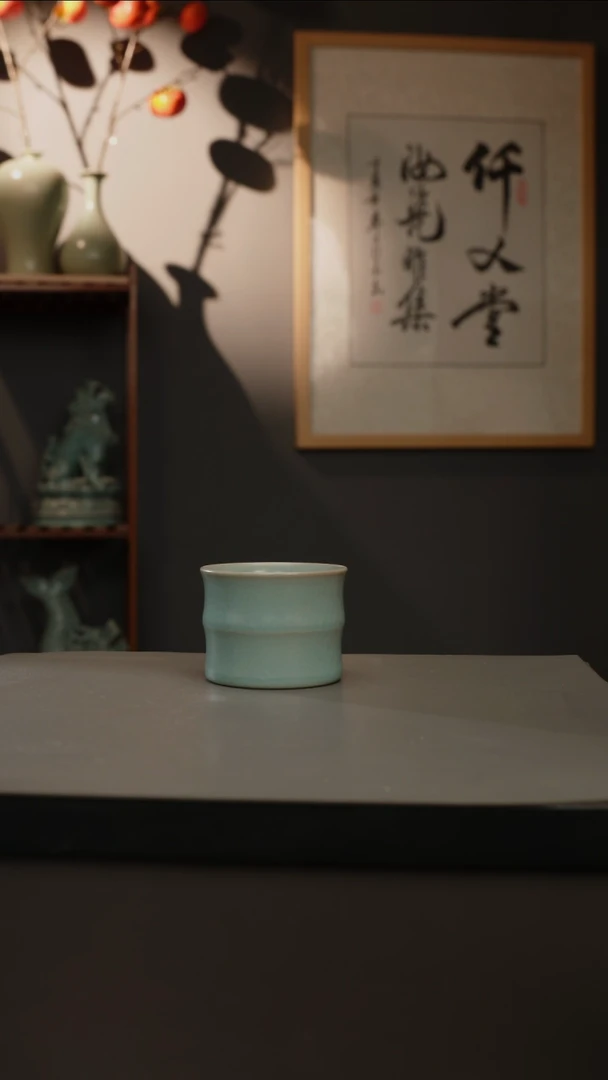 【闪购商品】杯仿古釉原矿  竹节