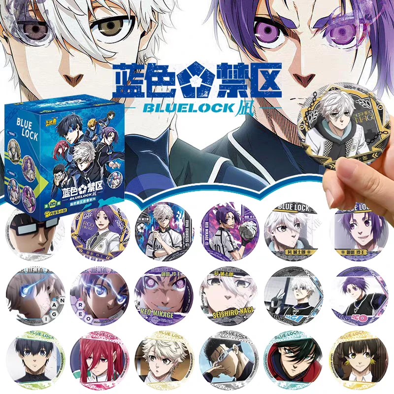 【拆盒】蓝色监狱（烫金双闪徽章）潮流玩具盲盒代拆动漫周边卡牌