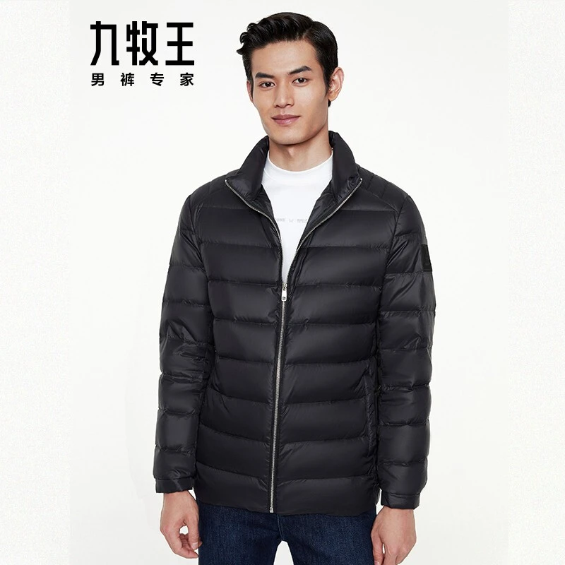【轻薄羽绒】九牧王男装23冬季休闲外穿男款羽绒服保暖外套TW5A501