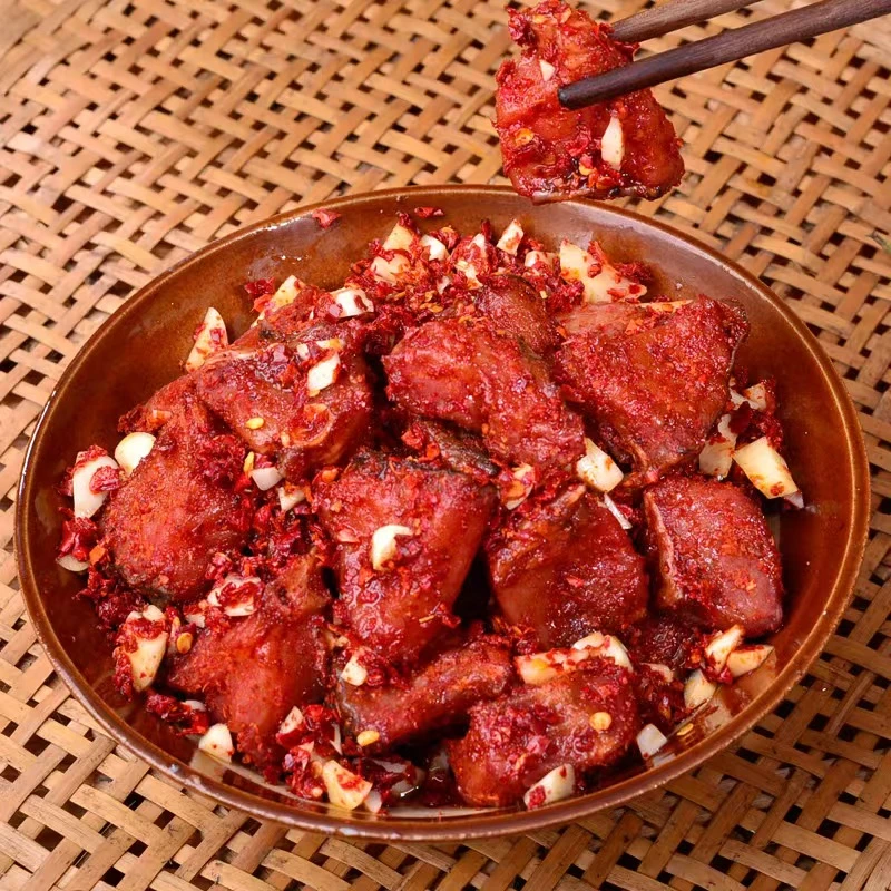 萍乡特产扎鱼（农家草鱼）特色美食下饭菜红曲扎鱼家乡味道非遗美食