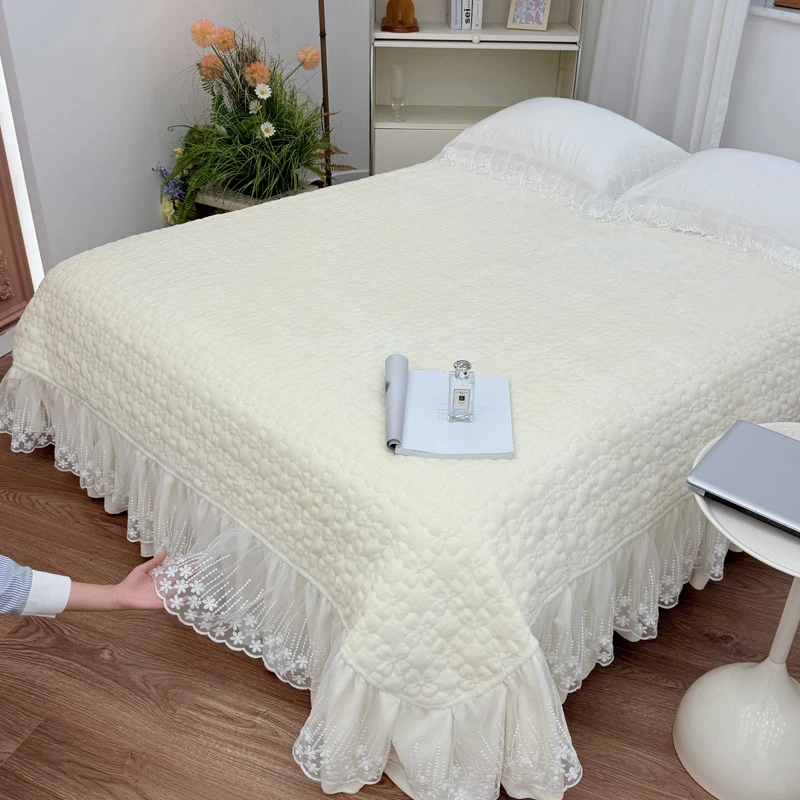 ◎婴儿绒秋冬季保暖【单床盖】240*240cm 适用于1.5/1.8m床 床裙