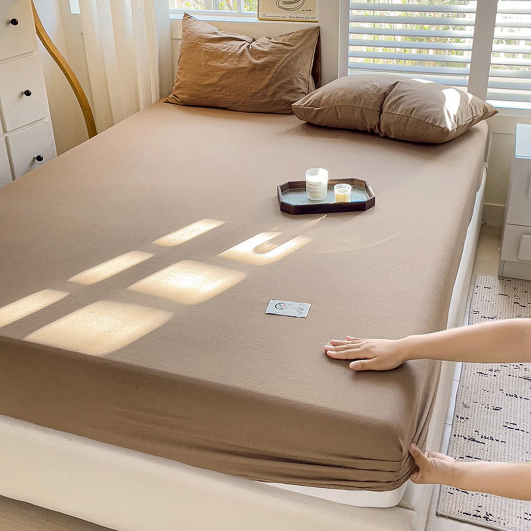 ▲亲肤柔软舒适单床笠床罩防尘保护套可机洗床上用品