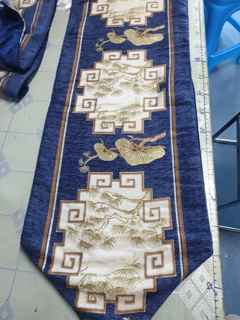 2110蓝色桌旗32*210有三到五厘米误差（15）