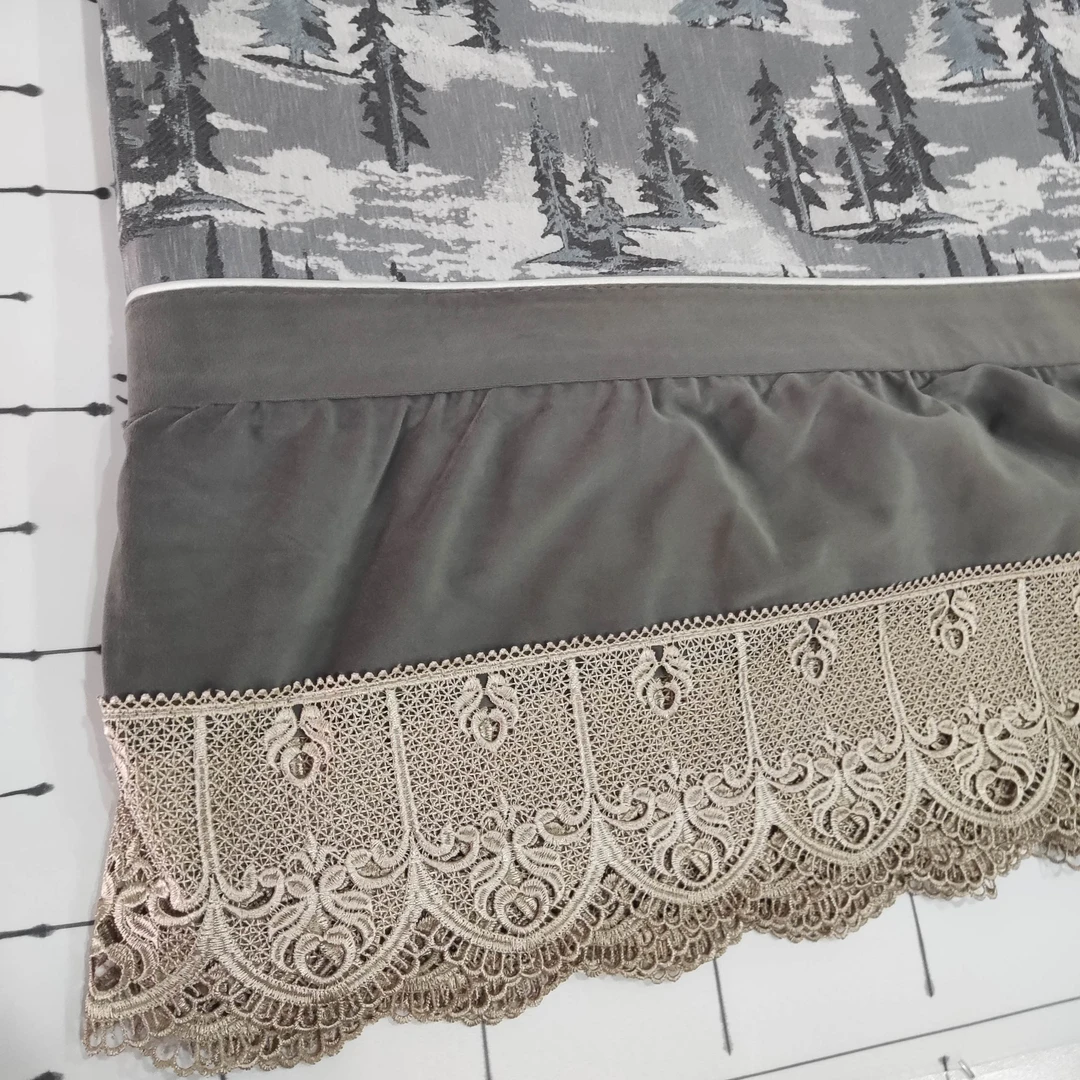 2408灰色小树沙发垫1/3/5位（-2）