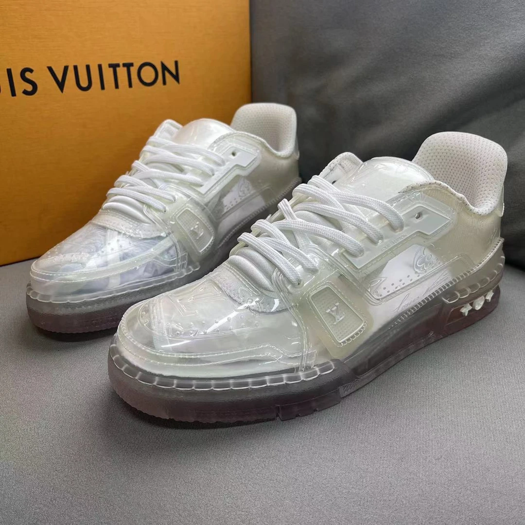 全新未使用 LouisVuitton/路易威登 透明百搭透气潮流tr板鞋 40码