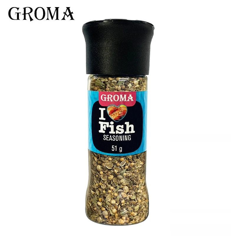赫芮姆鱼肉调味料撒粉瓶海鲜调料烤三文鱼腌料原装进口轻食香辛料