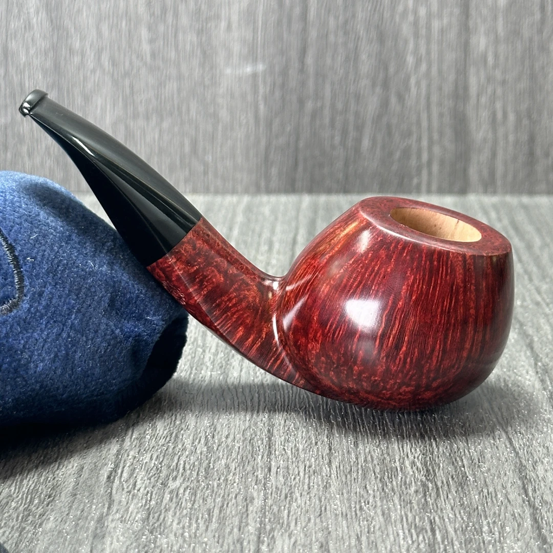 立陶宛帕维尔烟斗光面河豚斗医生徒弟石楠木手工进口斗饱满圆润