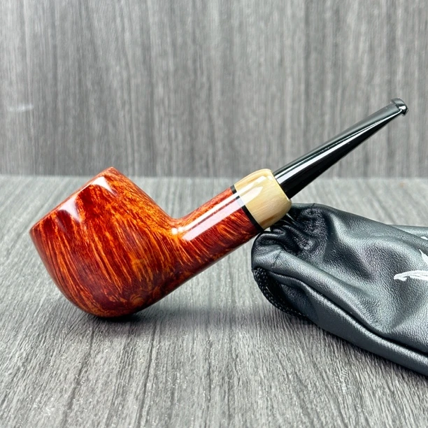 Former丹麦大师佛么烟斗光面大料撞球斗牛角圈石楠木手工进口斗