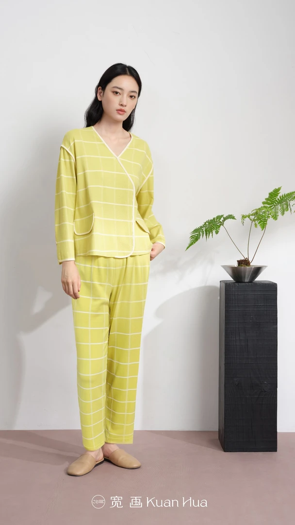 宽画家居服格纹系列