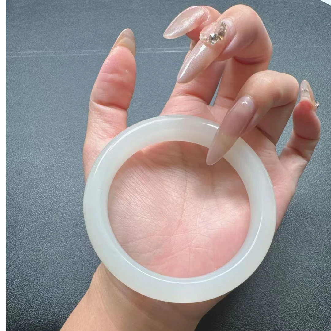 非金属玻璃手镯 经典百搭时尚 荔枝冻手镯 59圈口