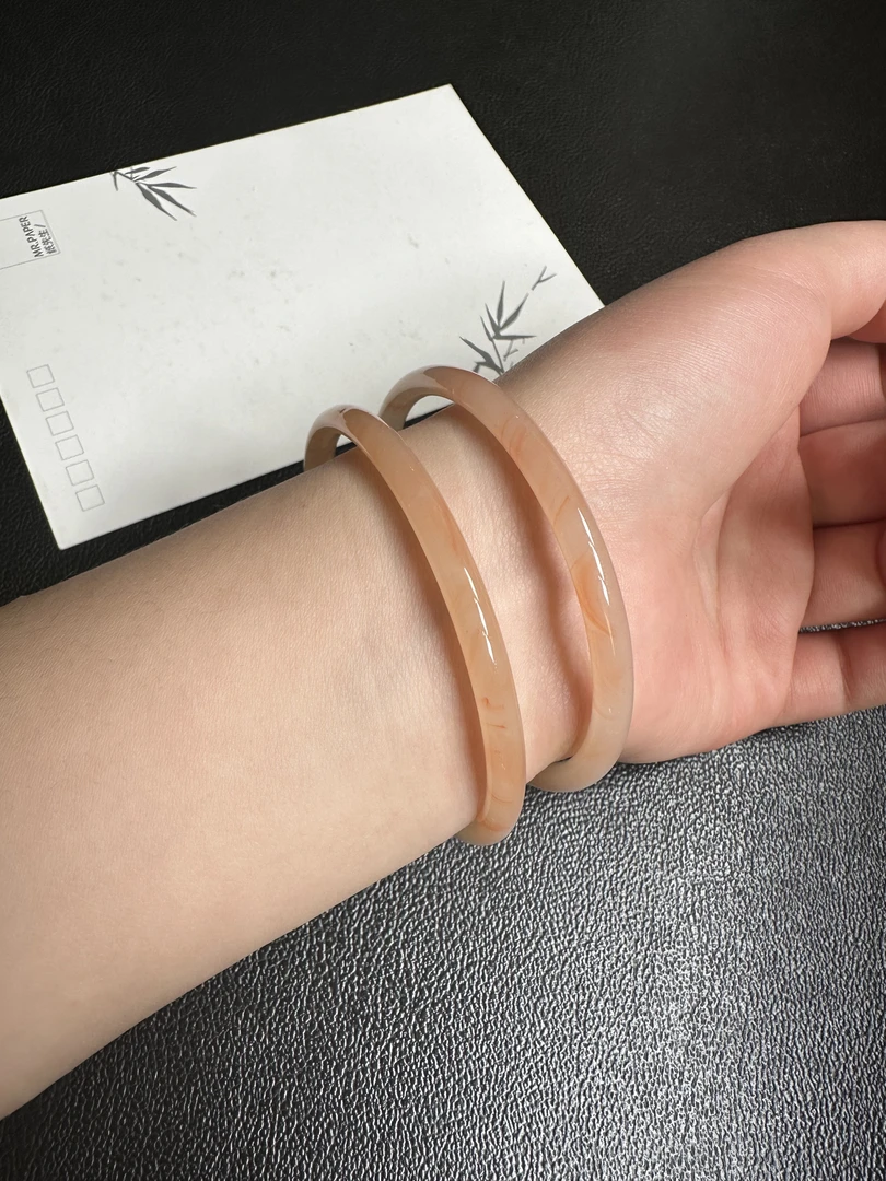 非金属玻璃手镯 手镯 一步一响叮铛镯闺蜜手镯荆刺玫瑰58-59圈口