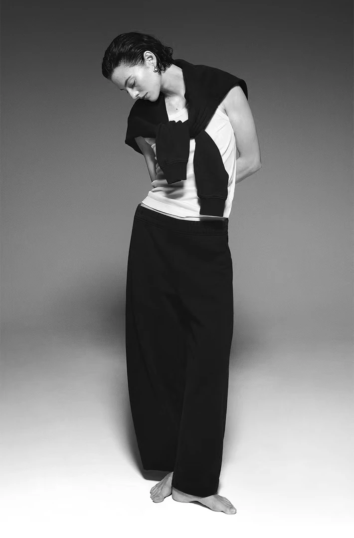 【多多家】 冬款加绒加厚垂感香蕉裤【7789】