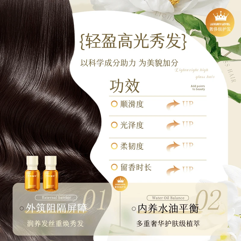 【明星同款】草本海洋香氛护发精油柔顺不油腻亮泽留香烫染受损发质