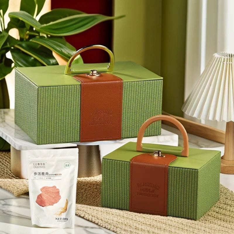 新鲜五香鹿肉即食新年礼盒四袋装