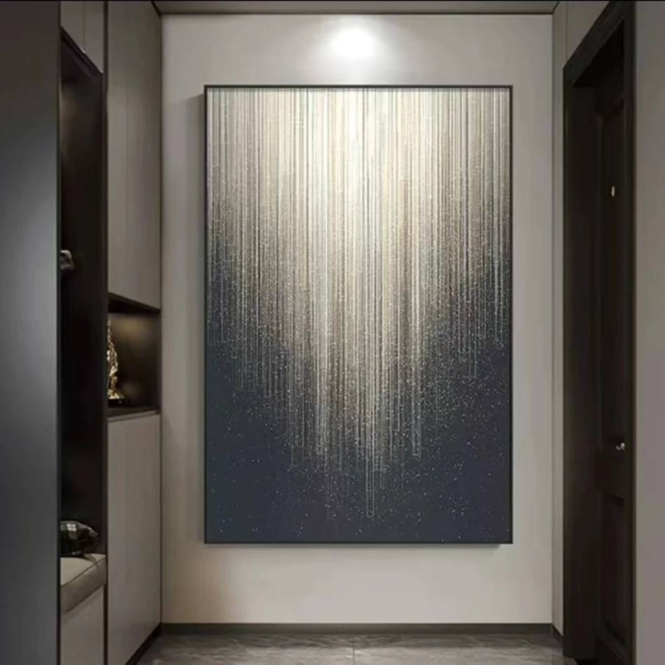 【璀璨星河】现代北欧艺术客厅玄关走廊过道砂岩装饰画