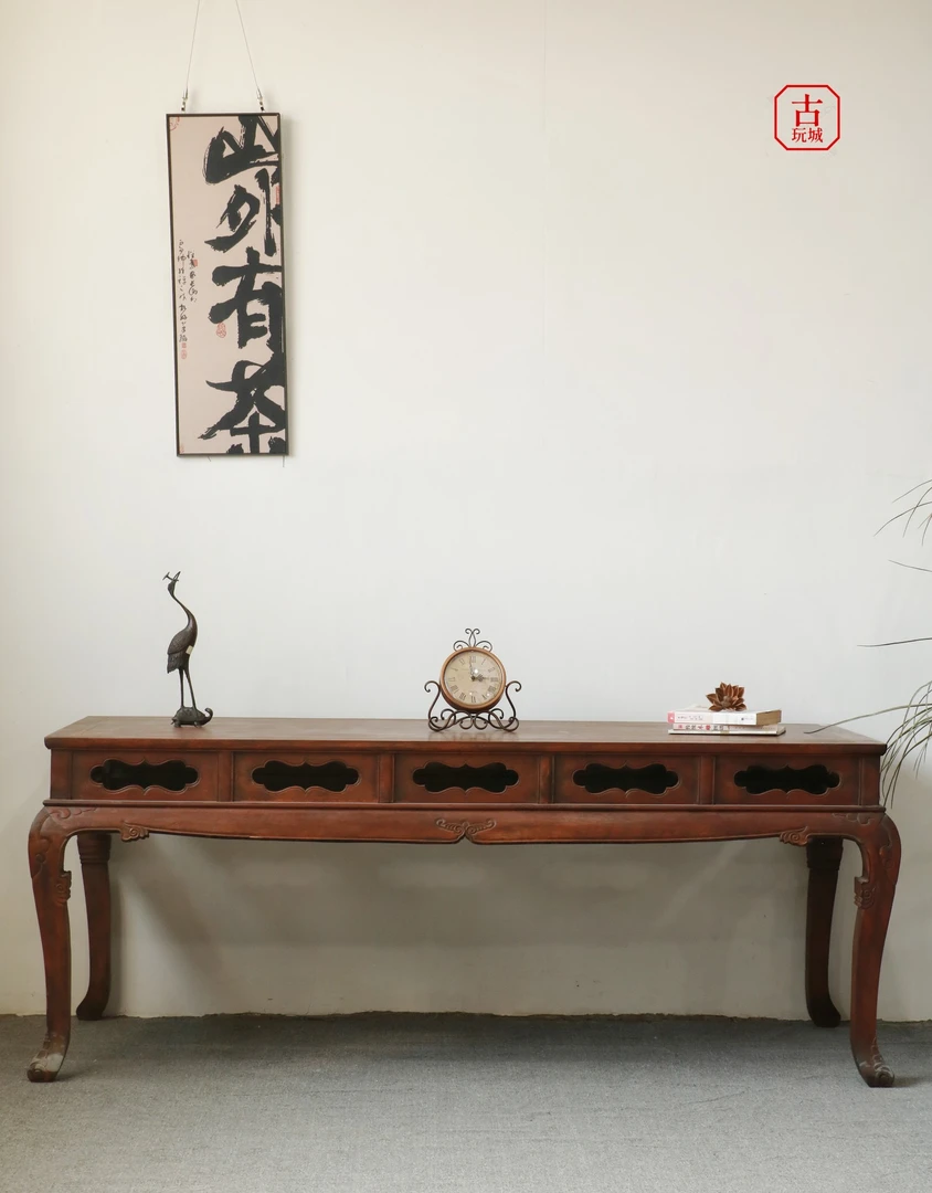 画案书桌茶桌条案200/80/80复古简约禅意