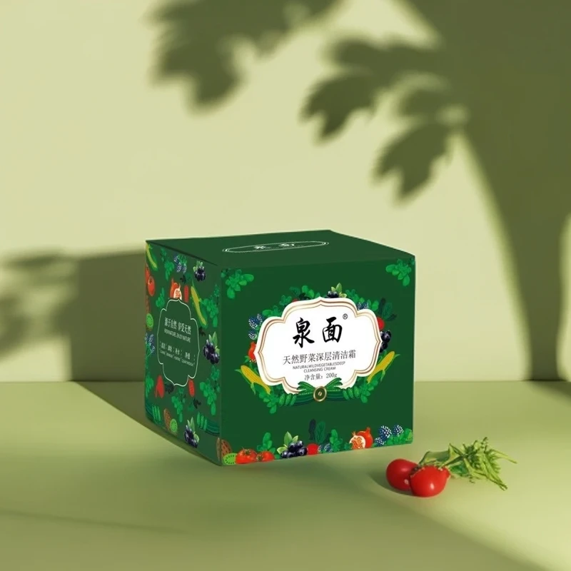 泉面天然野菜深层清洁霜200g