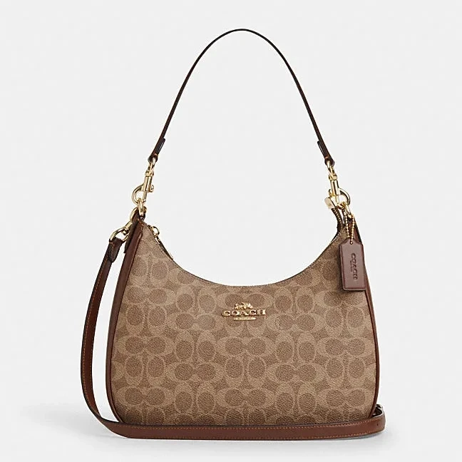 COACH蔻驰 复古棕 TERI hobo 斜挎包CV940 29*23*9cm