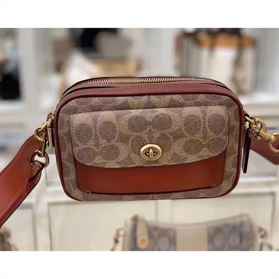 【XIAO】COACH/蔲驰专柜款Willow相机斜挎包  21*13*7cm