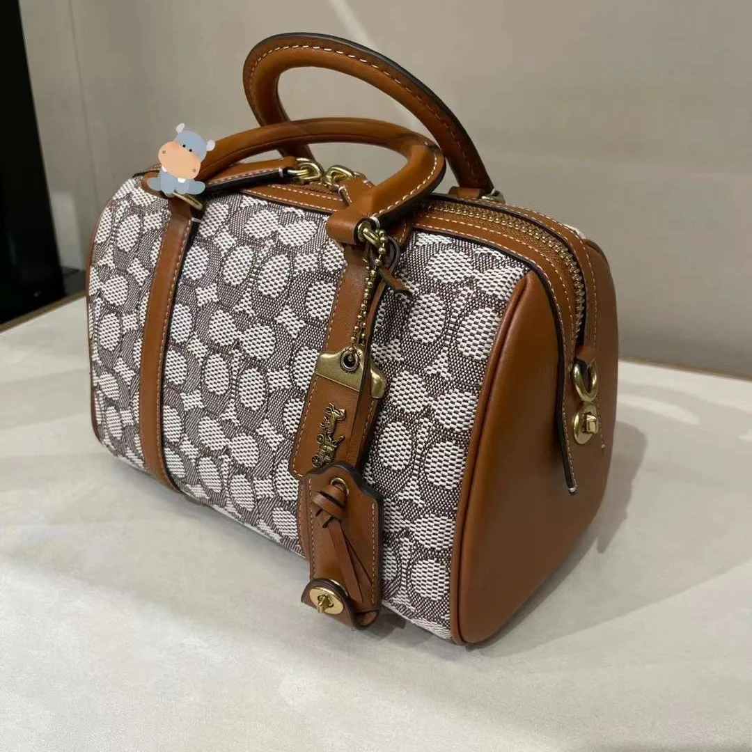 【XIAO】COACH/蔲驰专柜Ruby 25波士顿斜挎包 27*20*16cm