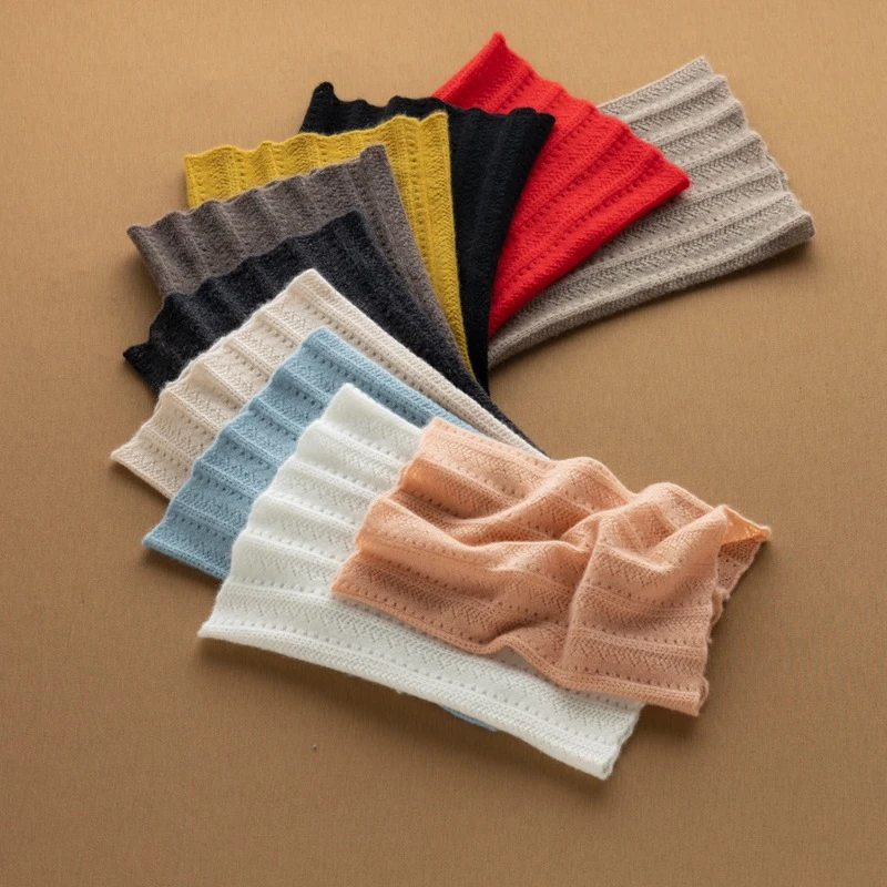 毛衣伴侣脖套男女通用2023秋冬高端纯山羊绒小方巾简约型假领子