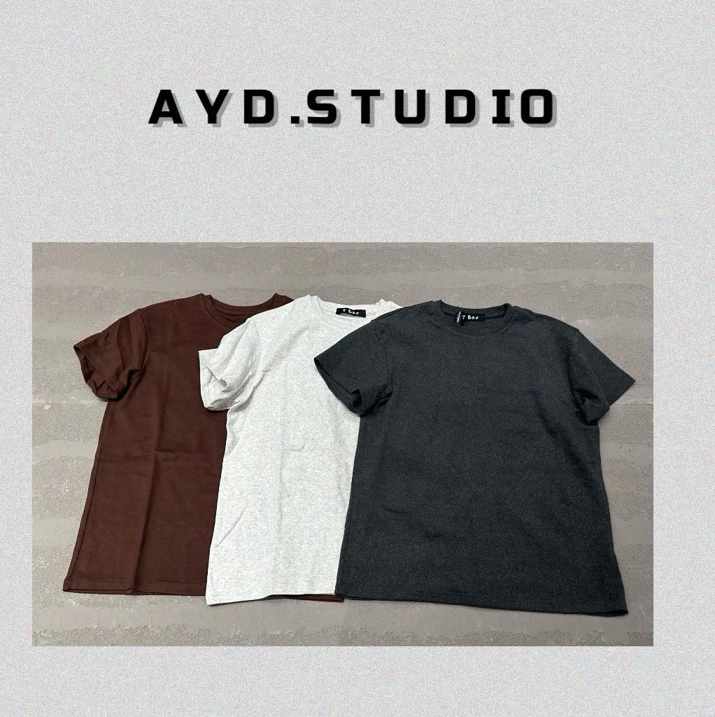 AYD.STUDIO简约磨毛体恤88533