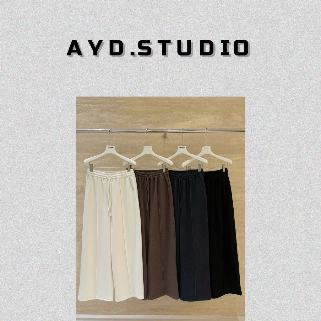 AYD.STUDIO百搭高腰气质休闲裤#10808