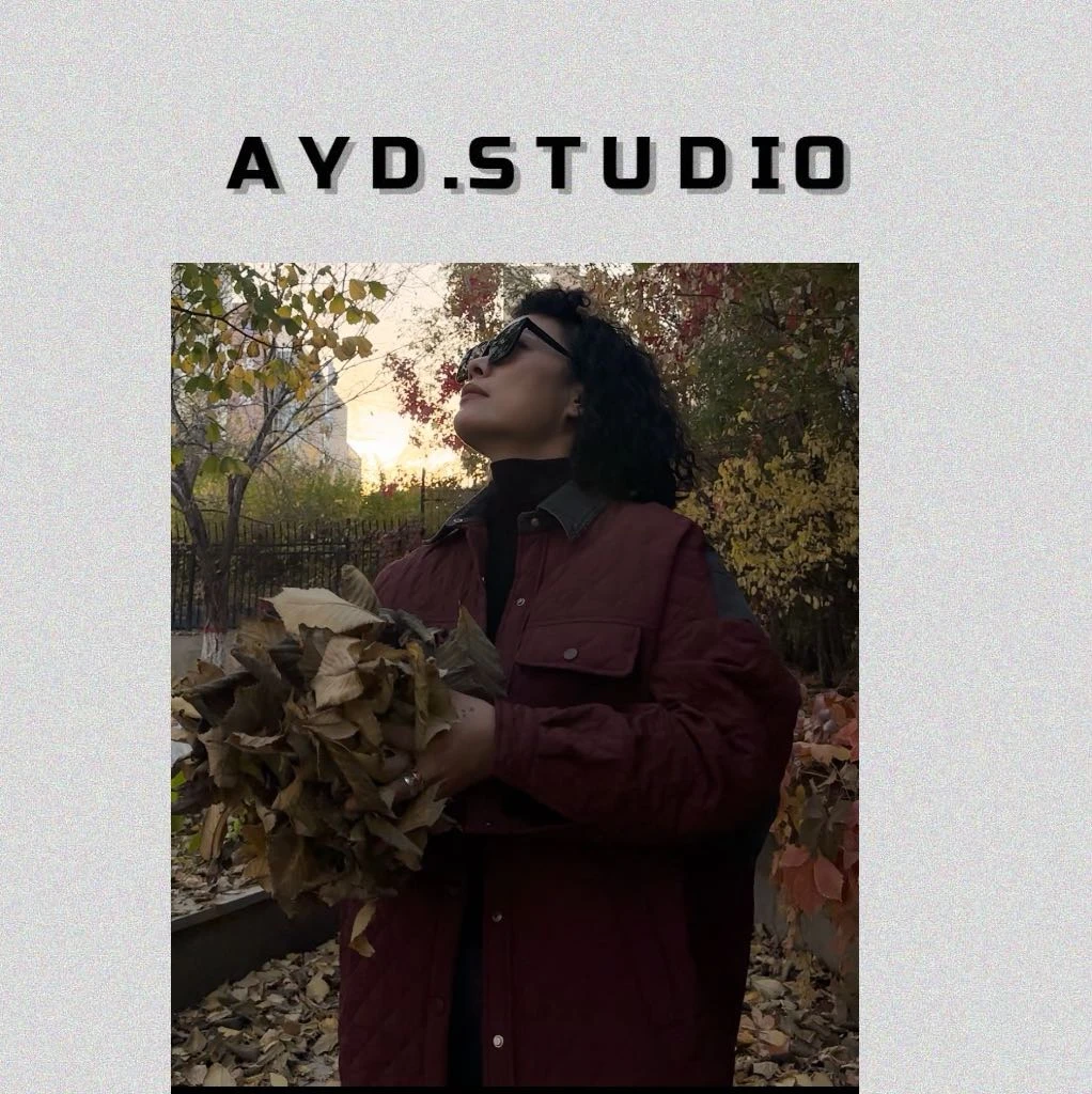 AYD.STUDIO简约菱形格拼牛仔棉外套98109