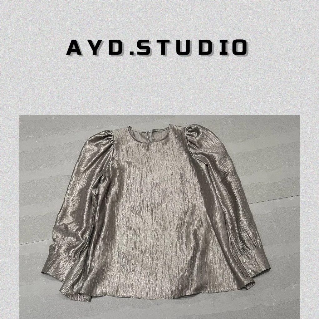 AYD简约泡泡袖衬衫98006