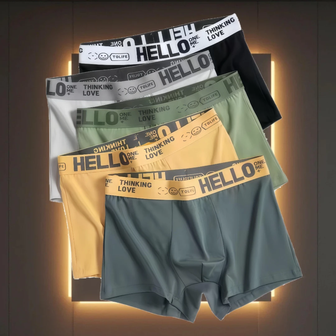 新款式柔软舒适学生新款短裤网红运动韩版透气宽松高端凉平角裤衩