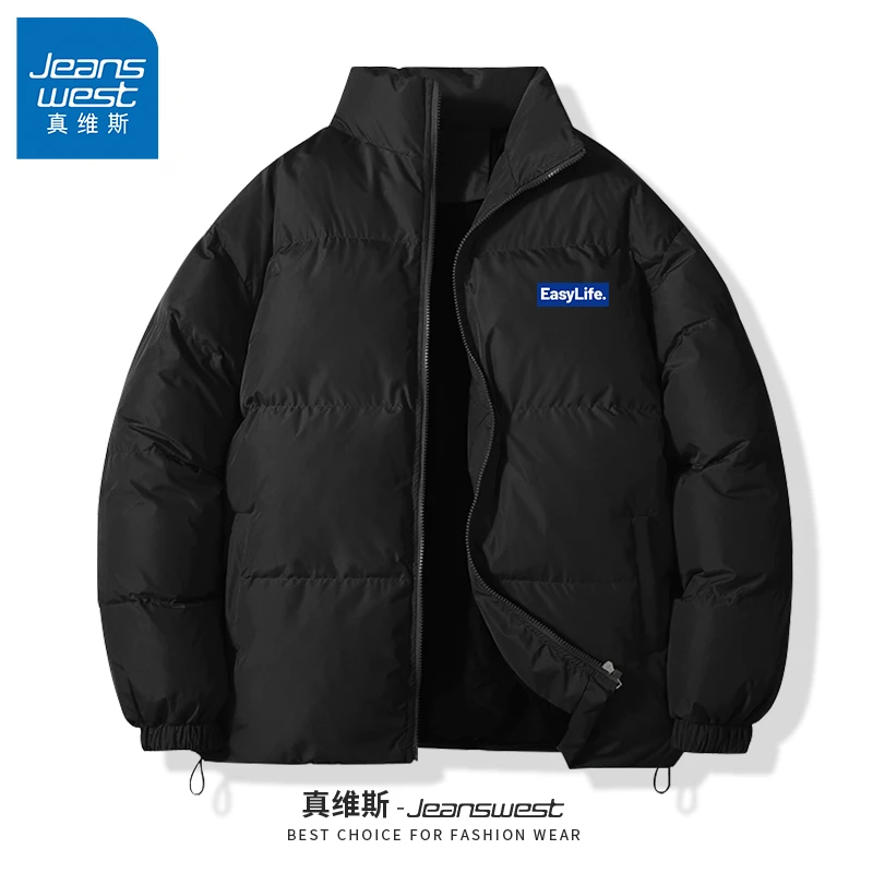 真维斯棉衣外套男秋冬季款潮牌宽松加厚大码棉服男生面包棉袄情侣