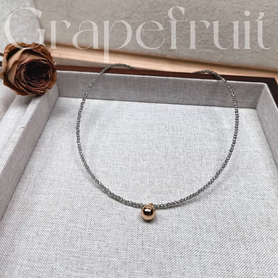 铜合金项链 桃禧-单条原创款手工珠链项链【直播过款链接】