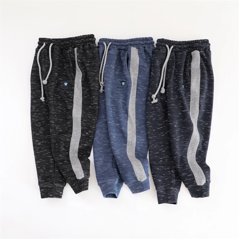 XZ816SL男童卫裤2025春装儿童侧拼运动裤休闲裤男孩洋气长裤子