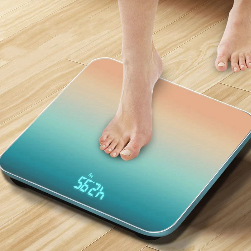 家用精准电子称体重秤家庭人体秤宿舍小型称重健康秤电池款耐用秤