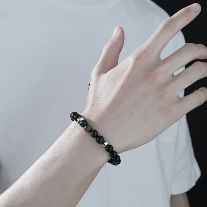 钛钢手链 sup潮客  小众高颜值男款时尚百搭手串男士配饰