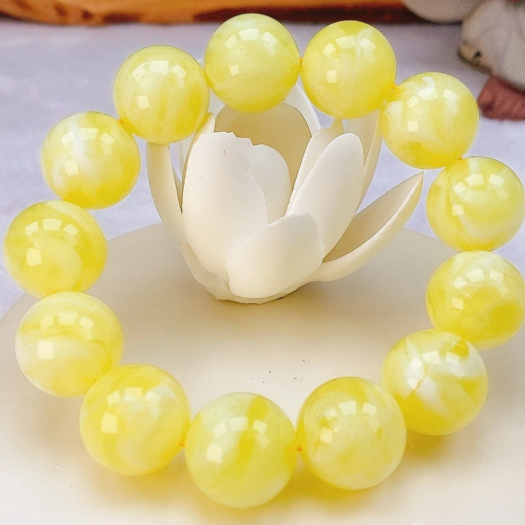 【百花款】高档圆珠单圈手串 大珠径手串1.6-2.0CM 百搭时尚手链