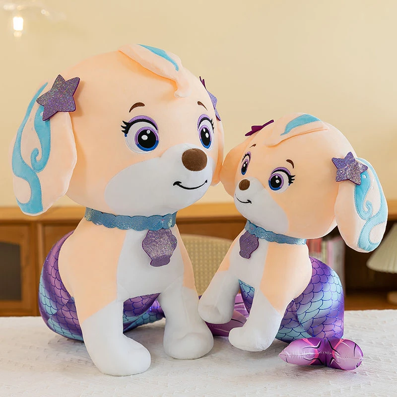 汪汪队立大功水行狗毛绒玩具珊瑚高颜值柔软ins可爱玩偶儿童礼物