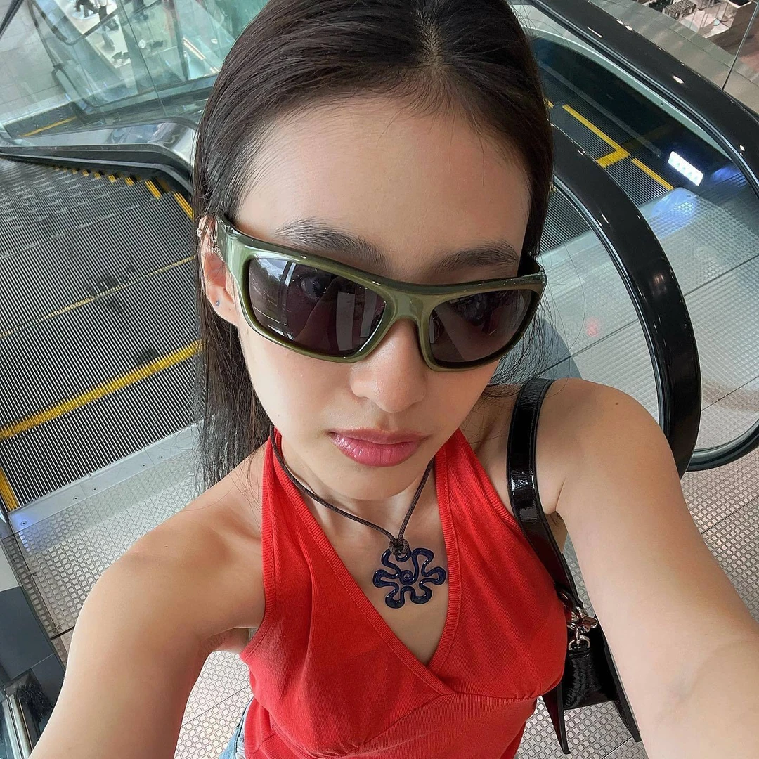 404的店小众方框复古运动墨镜X家街拍小红书网红太阳眼镜